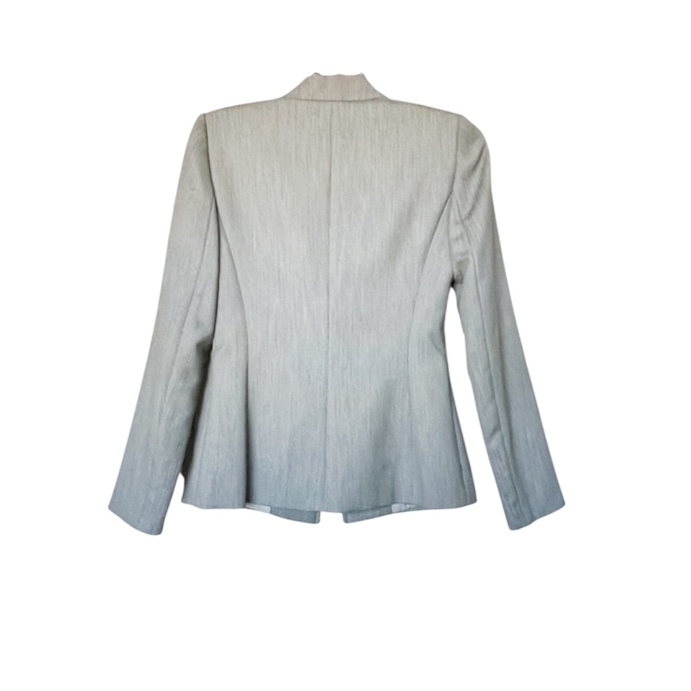 Antonio Melani Gray Single Button Fitted Blazer S… - image 6